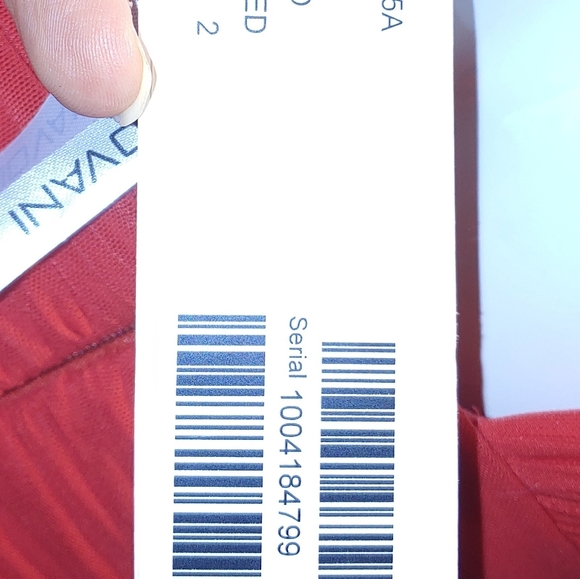 Red Jovani chiffon dress size 2 - Picture 5 of 9